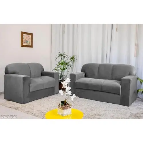 Estofado Sofá Londres/Xaropinho 2x3 Lugares - 3.3 - Vick Estofado - Imagem 7