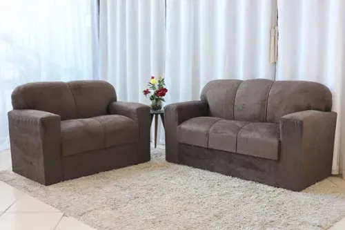 Estofado Sofá Londres/Xaropinho 2x3 Lugares - 3.3 - Vick Estofado - Imagem 3