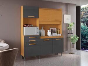 Kit Cozinha Selena -1,82m – 6P 2G – Aramóveis – 5.5/SR