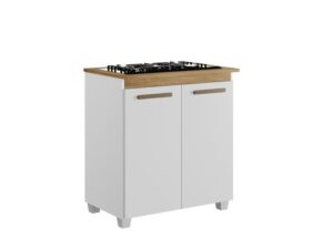 Balcão Para Cooktop Fox 5 Bocas 2 Portas 0,78m – Arte Móveis – 2.4/SR