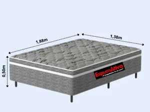 Cama Box Cônjugada Casal D33 – EspumAtiva