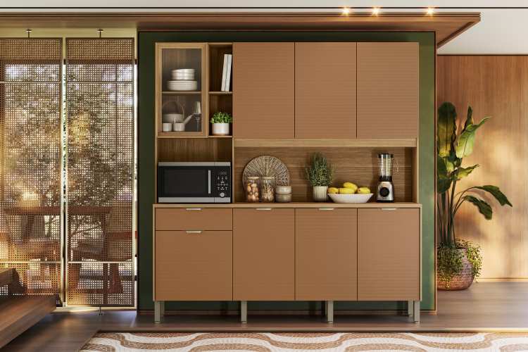 Kit Cozinha Nature Kit's Paraná - 1,94m 8P 1G 4N - 6.8/SR - Imagem 2