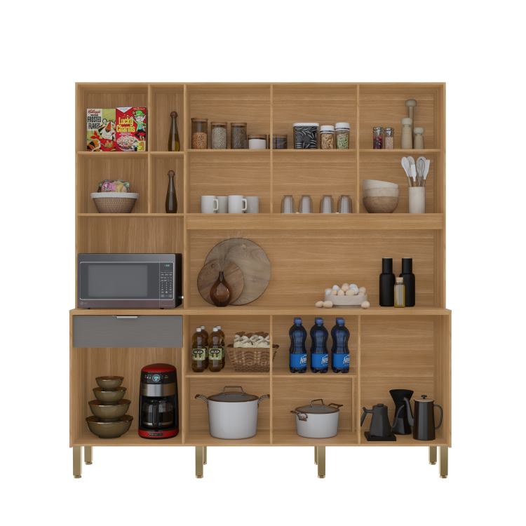 Kit Cozinha Nature Kit's Paraná - 1,94m 8P 1G 4N - 6.8/SR - Imagem 4