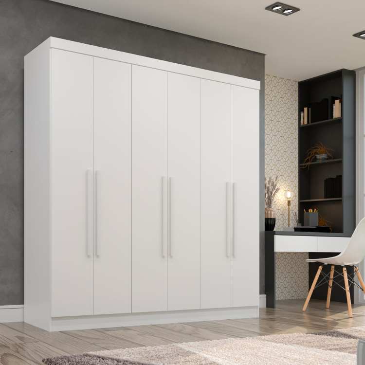 Roupeiro Recife 1,80m - 6P2G - Salleto - 7.6/SR - Imagem 2